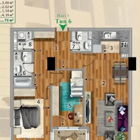 Flatiron 2-bedroom Apartment, Apartment